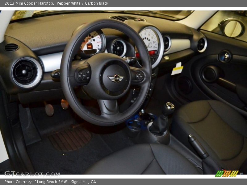 Pepper White / Carbon Black 2013 Mini Cooper Hardtop