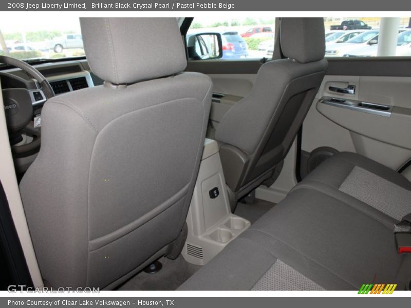 Brilliant Black Crystal Pearl / Pastel Pebble Beige 2008 Jeep Liberty Limited