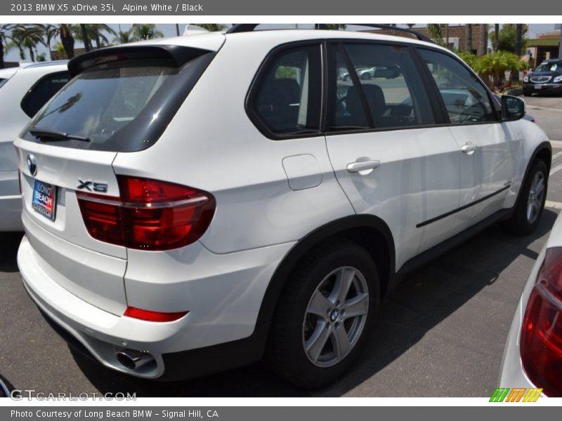 Alpine White / Black 2013 BMW X5 xDrive 35i