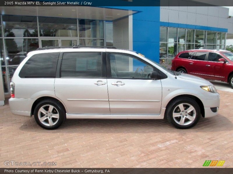 Sunlight Silver Metallic / Gray 2005 Mazda MPV ES