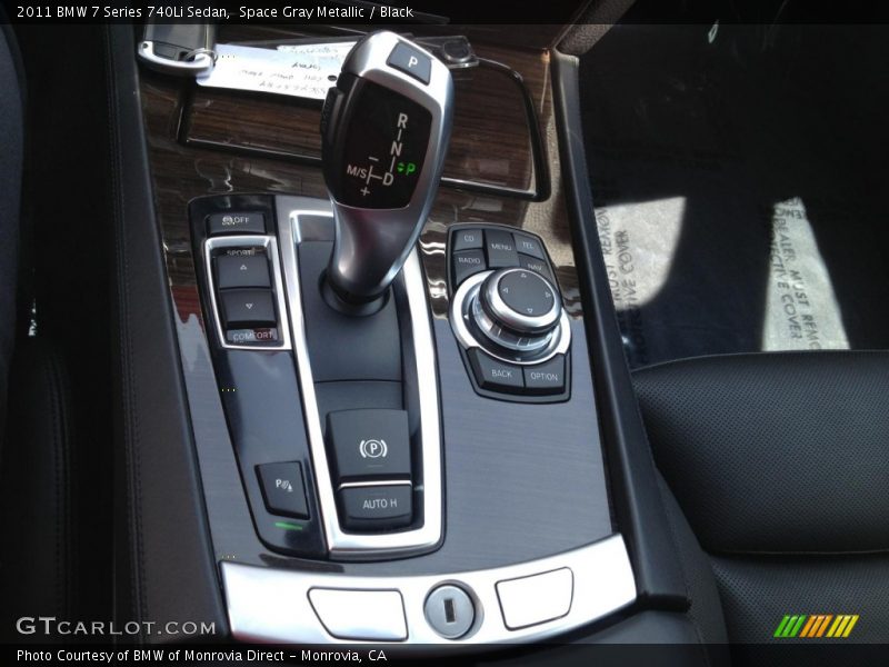 Space Gray Metallic / Black 2011 BMW 7 Series 740Li Sedan