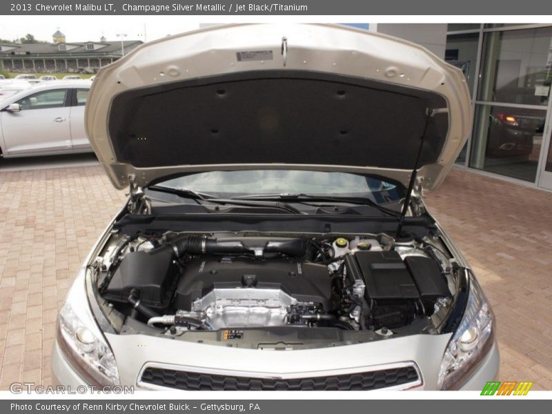 Champagne Silver Metallic / Jet Black/Titanium 2013 Chevrolet Malibu LT