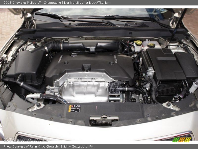 Champagne Silver Metallic / Jet Black/Titanium 2013 Chevrolet Malibu LT
