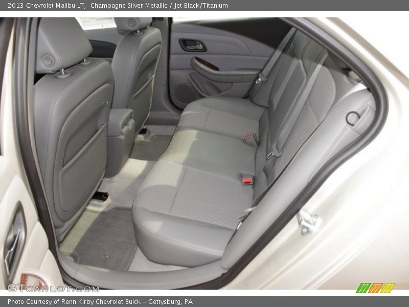 Champagne Silver Metallic / Jet Black/Titanium 2013 Chevrolet Malibu LT