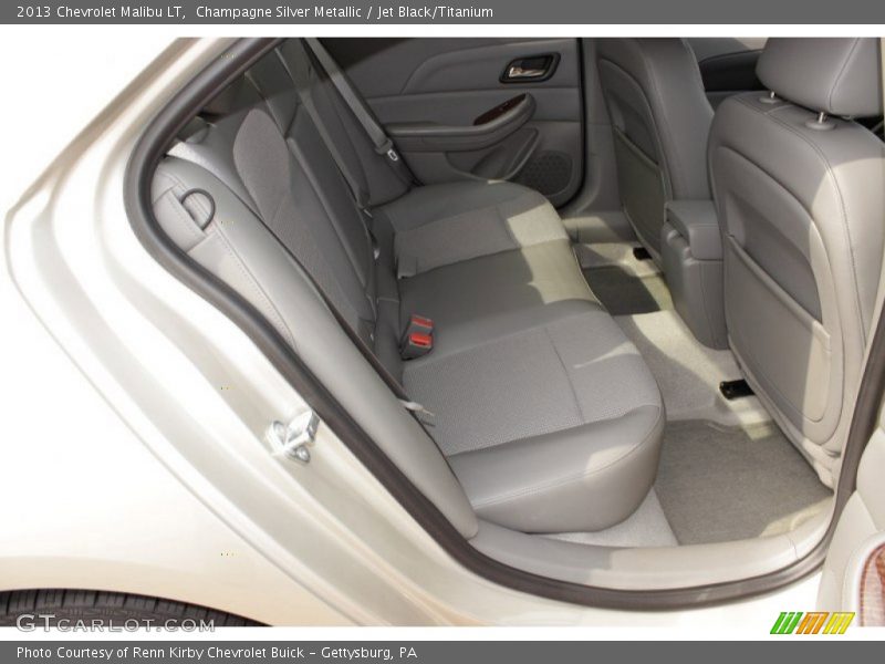 Champagne Silver Metallic / Jet Black/Titanium 2013 Chevrolet Malibu LT