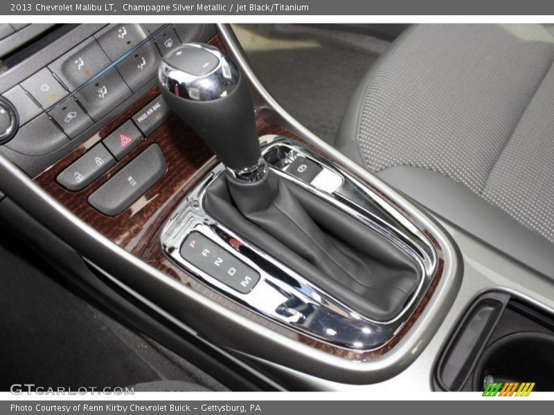 Champagne Silver Metallic / Jet Black/Titanium 2013 Chevrolet Malibu LT