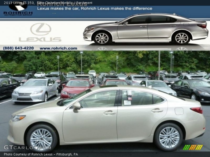 Satin Cashmere Metallic / Parchment 2013 Lexus ES 350