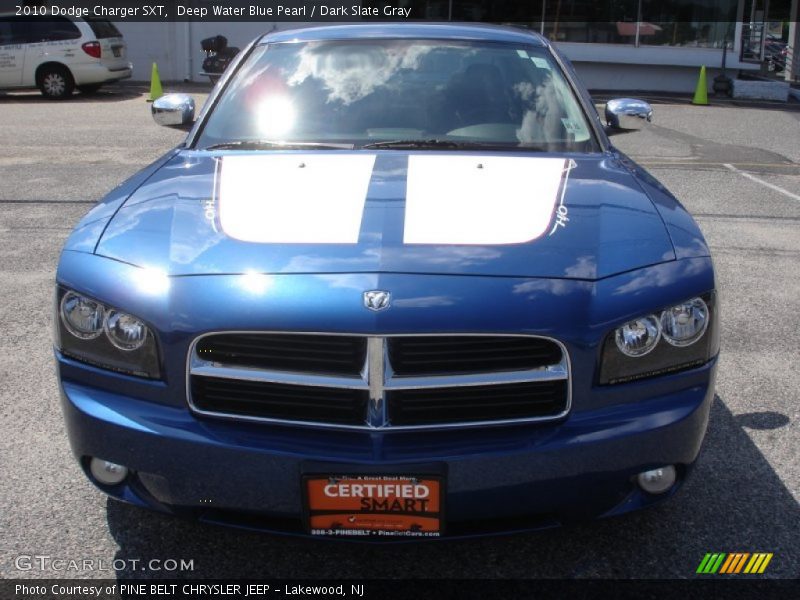 Deep Water Blue Pearl / Dark Slate Gray 2010 Dodge Charger SXT