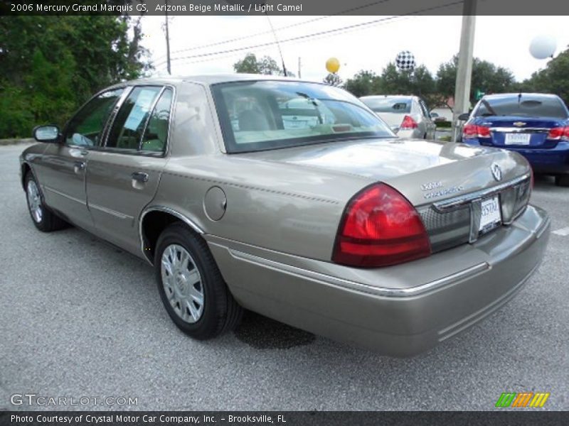 Arizona Beige Metallic / Light Camel 2006 Mercury Grand Marquis GS