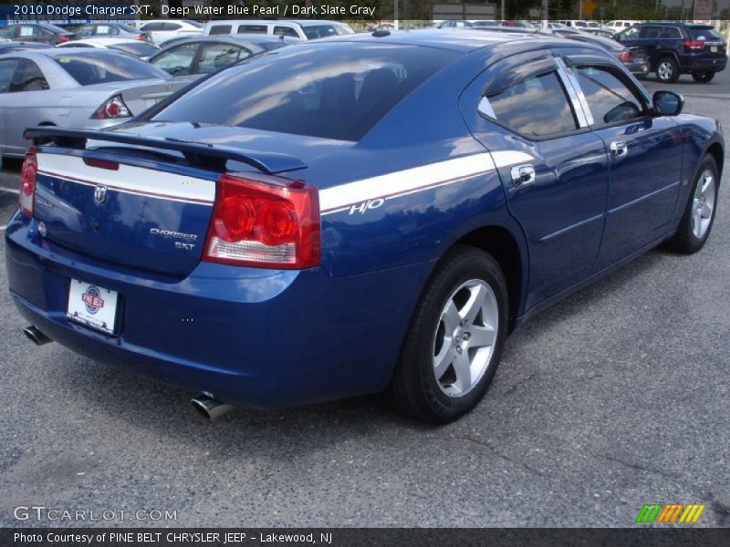 Deep Water Blue Pearl / Dark Slate Gray 2010 Dodge Charger SXT