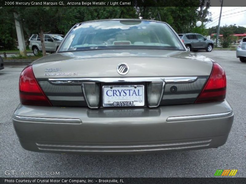 Arizona Beige Metallic / Light Camel 2006 Mercury Grand Marquis GS