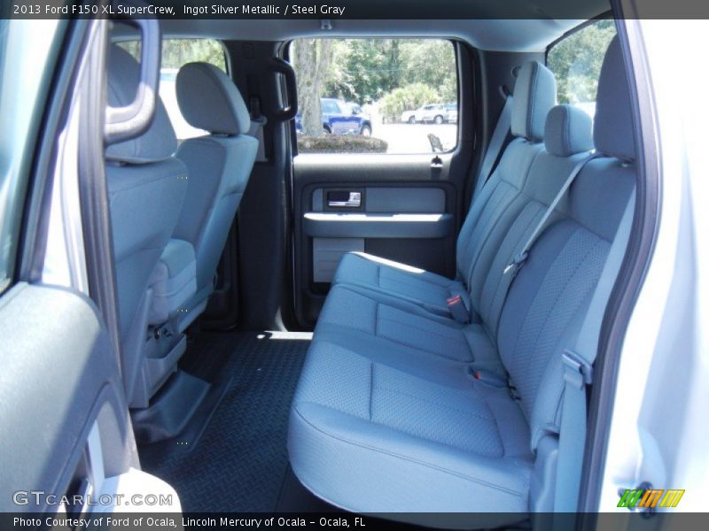 Ingot Silver Metallic / Steel Gray 2013 Ford F150 XL SuperCrew