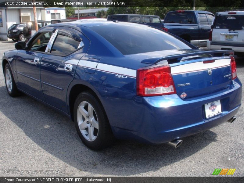 Deep Water Blue Pearl / Dark Slate Gray 2010 Dodge Charger SXT