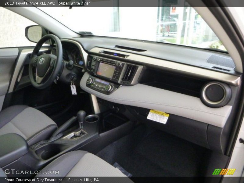 Super White / Ash 2013 Toyota RAV4 XLE AWD