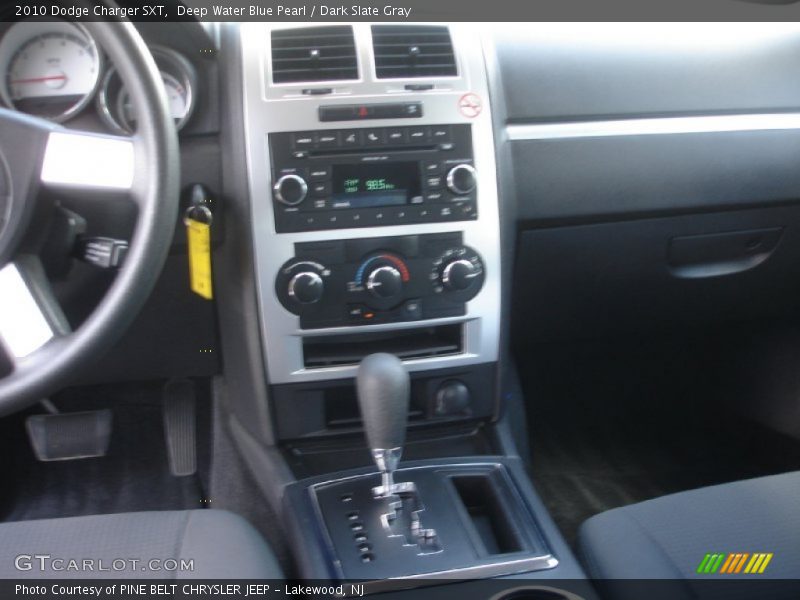 Deep Water Blue Pearl / Dark Slate Gray 2010 Dodge Charger SXT