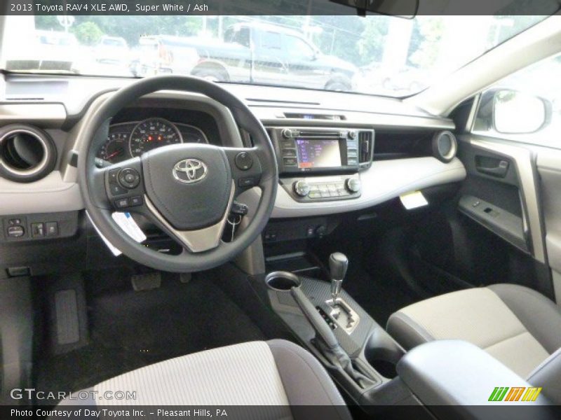 Super White / Ash 2013 Toyota RAV4 XLE AWD