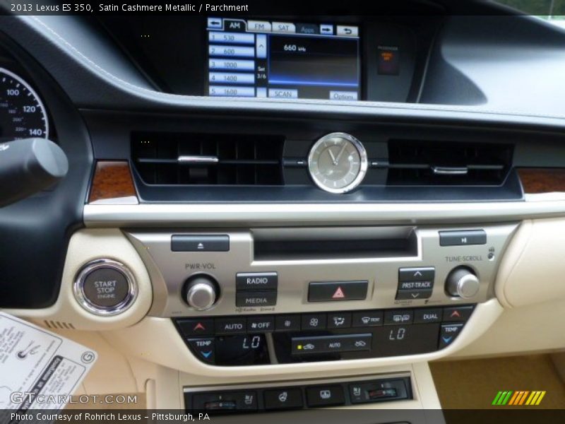 Satin Cashmere Metallic / Parchment 2013 Lexus ES 350