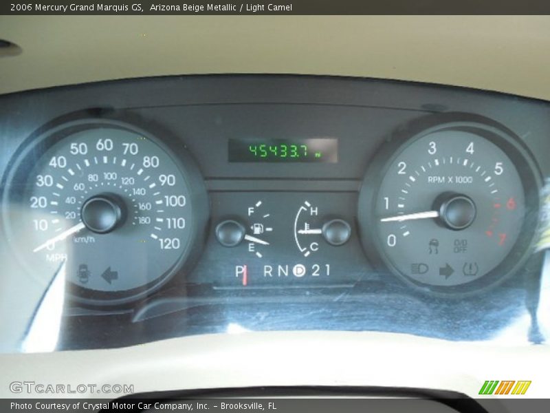 Arizona Beige Metallic / Light Camel 2006 Mercury Grand Marquis GS
