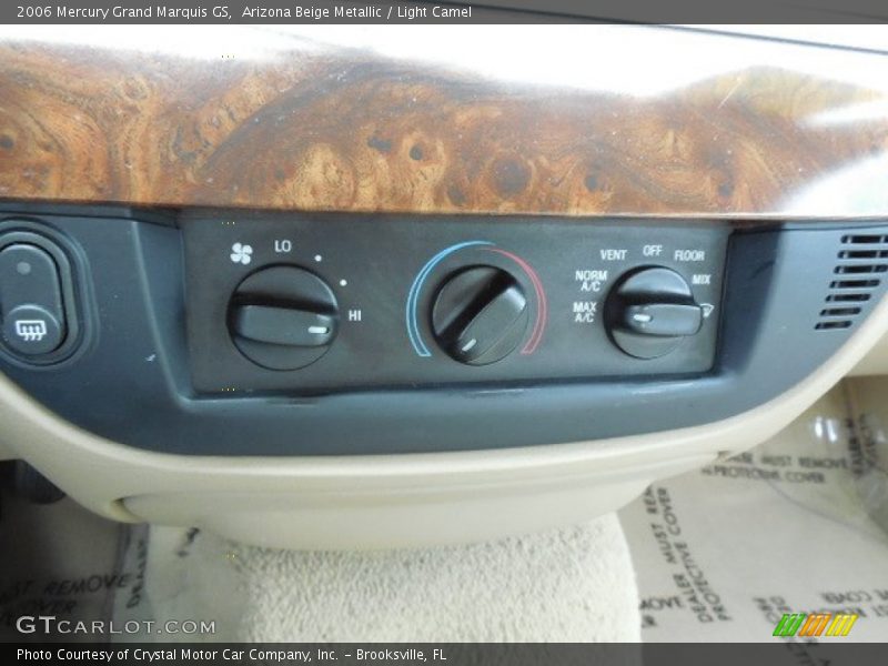 Arizona Beige Metallic / Light Camel 2006 Mercury Grand Marquis GS