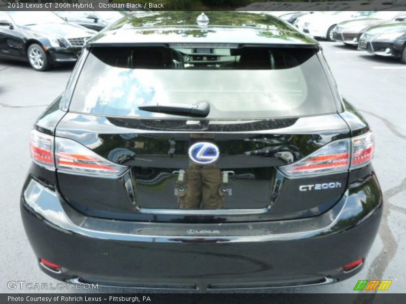 Obsidian Black / Black 2013 Lexus CT 200h Hybrid