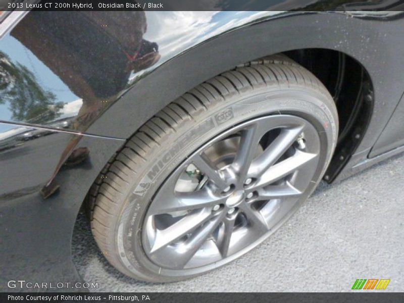 Obsidian Black / Black 2013 Lexus CT 200h Hybrid