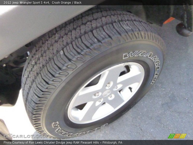 Crush Orange / Black 2012 Jeep Wrangler Sport S 4x4