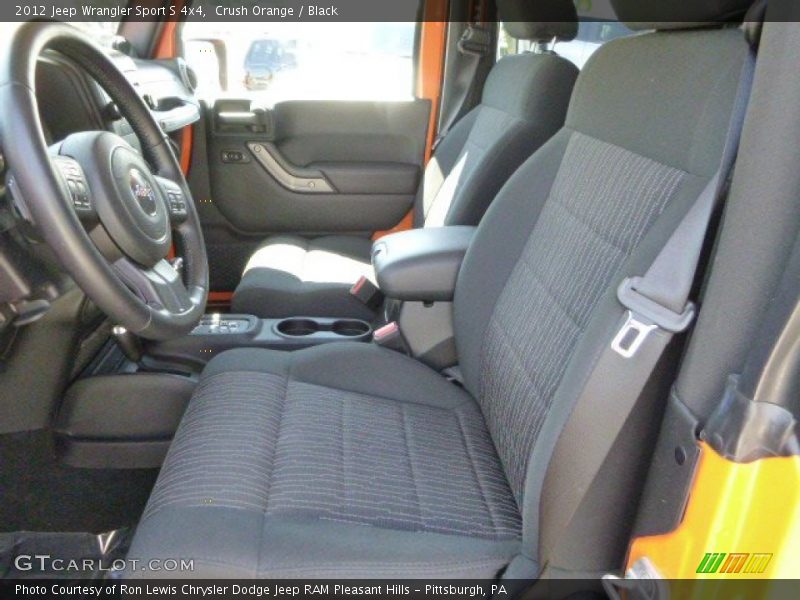 Crush Orange / Black 2012 Jeep Wrangler Sport S 4x4