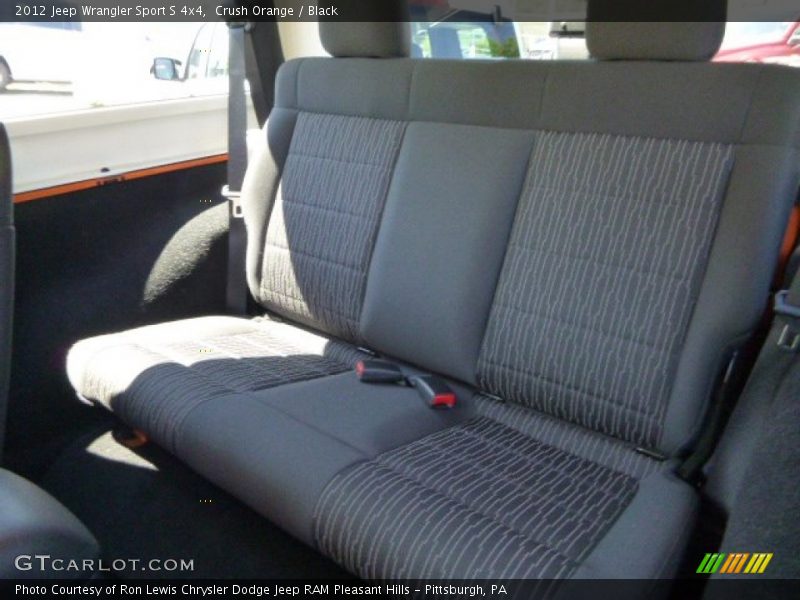 Crush Orange / Black 2012 Jeep Wrangler Sport S 4x4
