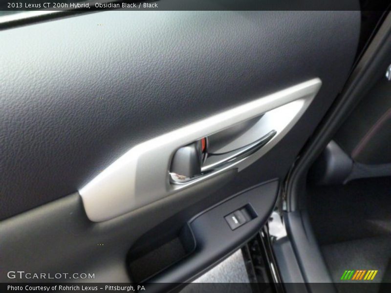 Obsidian Black / Black 2013 Lexus CT 200h Hybrid
