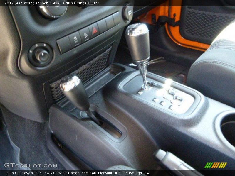 Crush Orange / Black 2012 Jeep Wrangler Sport S 4x4