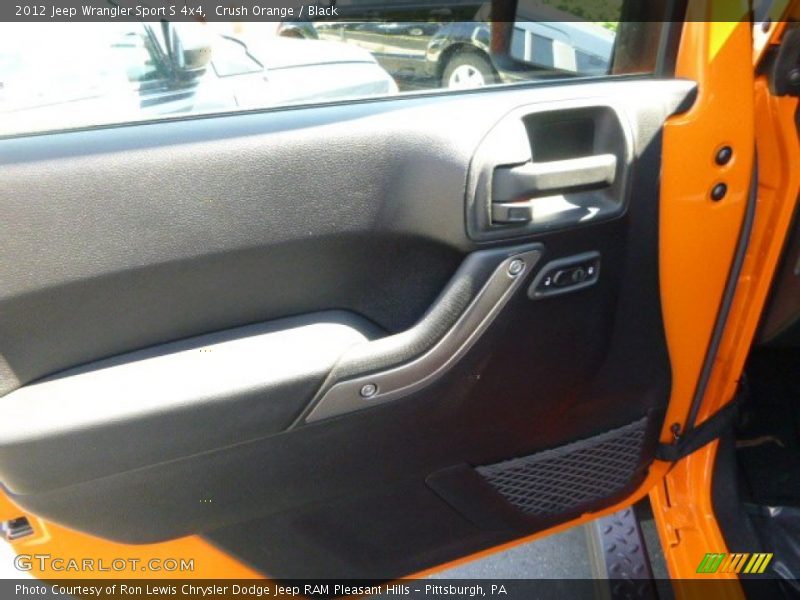 Crush Orange / Black 2012 Jeep Wrangler Sport S 4x4