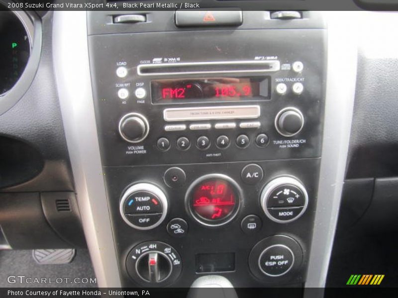 Controls of 2008 Grand Vitara XSport 4x4