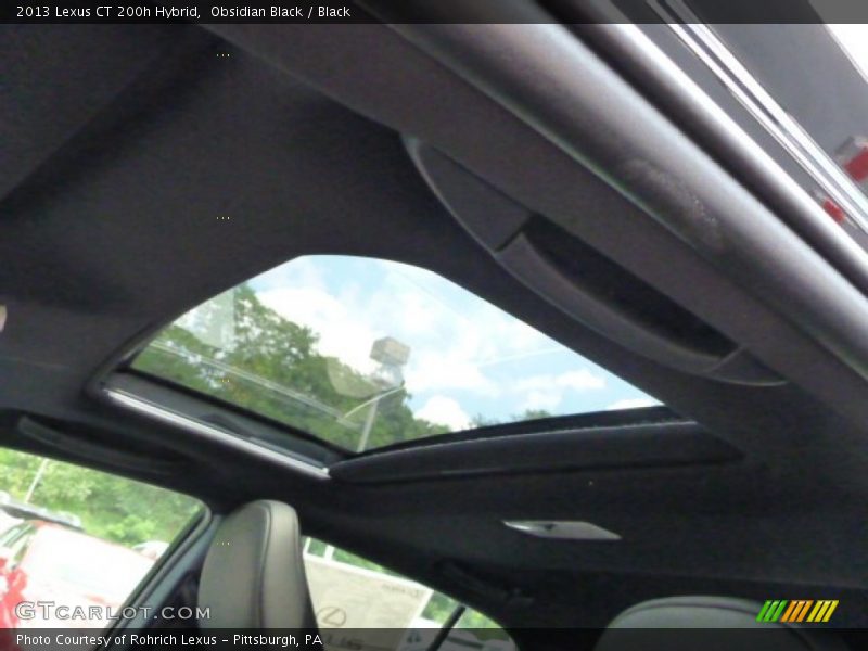Obsidian Black / Black 2013 Lexus CT 200h Hybrid