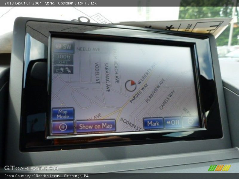 Obsidian Black / Black 2013 Lexus CT 200h Hybrid