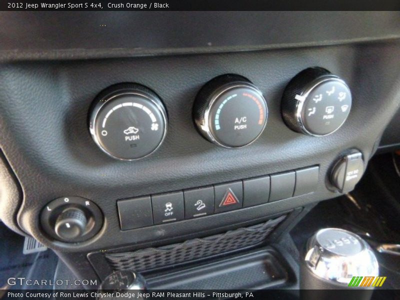 Crush Orange / Black 2012 Jeep Wrangler Sport S 4x4
