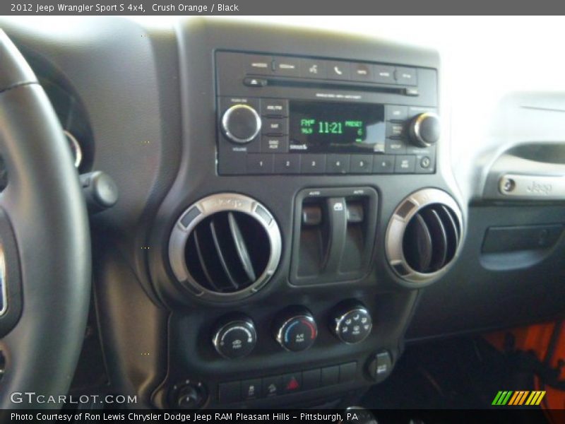 Crush Orange / Black 2012 Jeep Wrangler Sport S 4x4