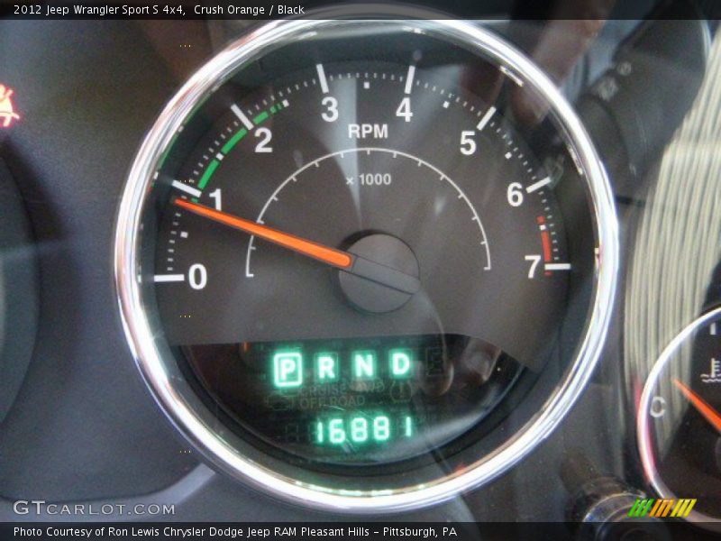 Crush Orange / Black 2012 Jeep Wrangler Sport S 4x4