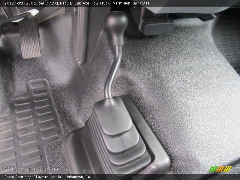 Vermillion Red / Steel 2012 Ford F350 Super Duty XL Regular Cab 4x4 Plow Truck