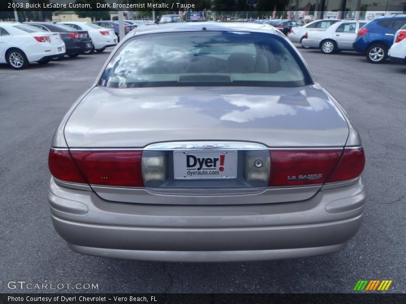 Dark Bronzemist Metallic / Taupe 2003 Buick LeSabre Custom