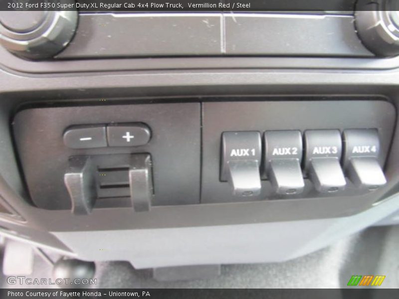 Controls of 2012 F350 Super Duty XL Regular Cab 4x4 Plow Truck