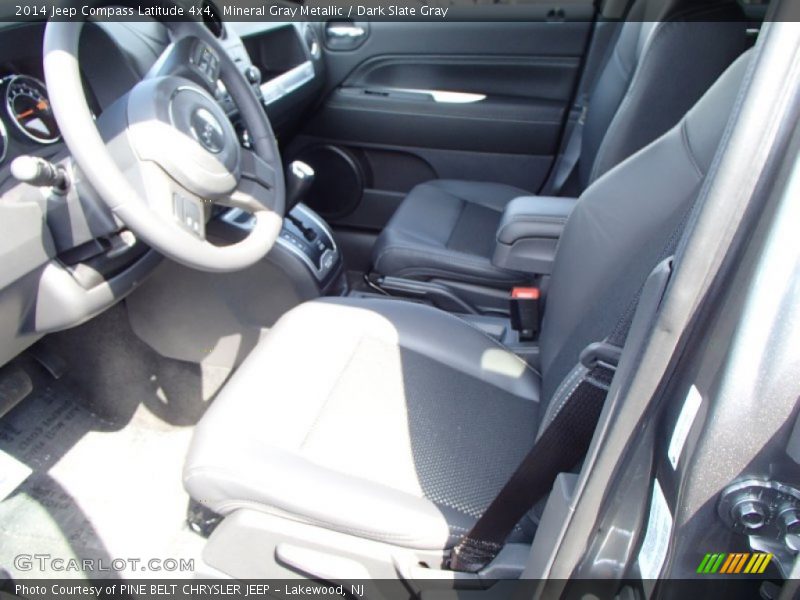 Mineral Gray Metallic / Dark Slate Gray 2014 Jeep Compass Latitude 4x4