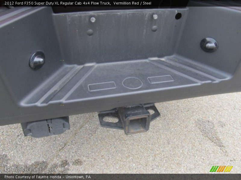 Vermillion Red / Steel 2012 Ford F350 Super Duty XL Regular Cab 4x4 Plow Truck