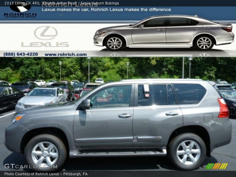 Knights Armor Pearl / Sepia/Auburn Bubinga 2013 Lexus GX 460