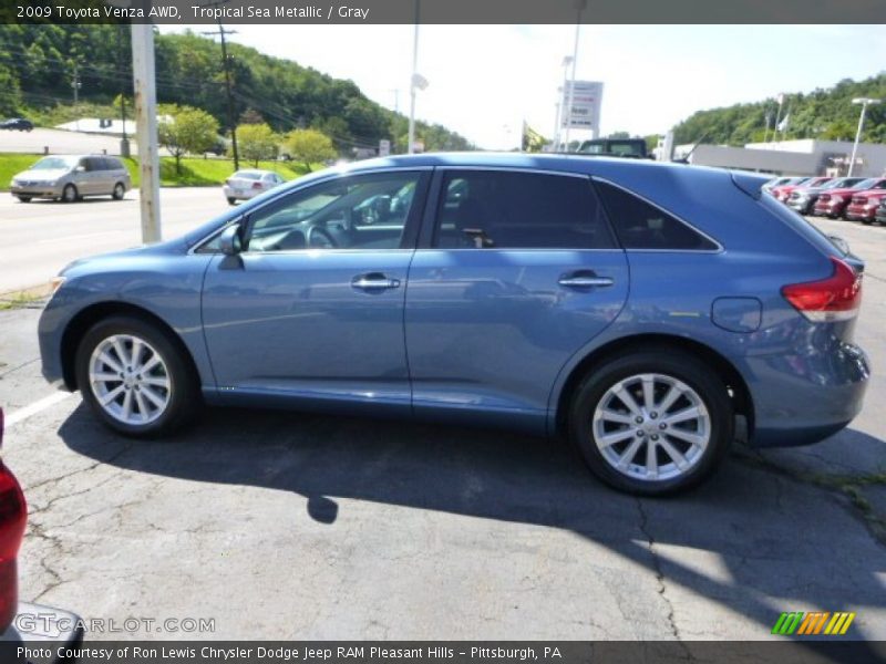 Tropical Sea Metallic / Gray 2009 Toyota Venza AWD