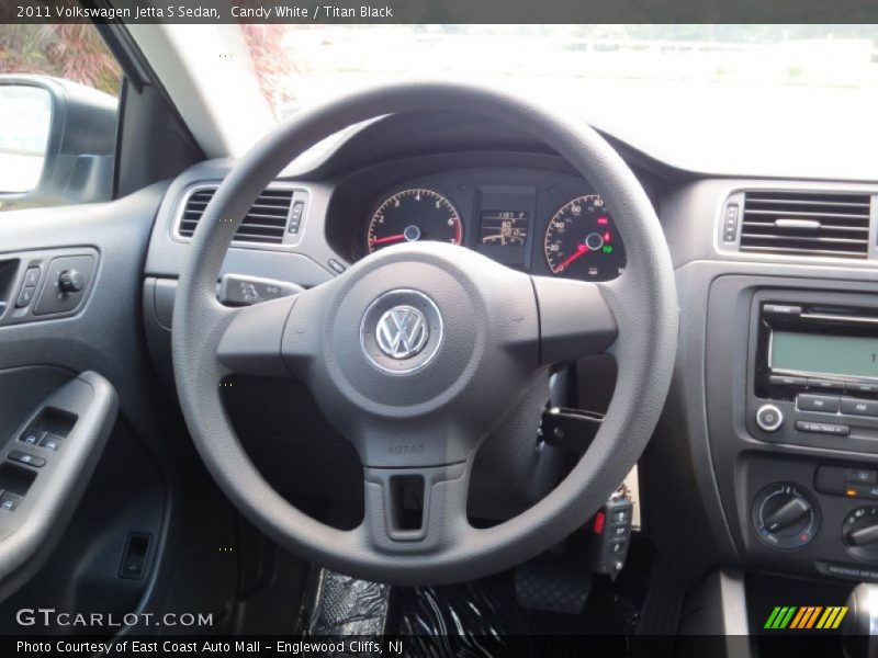 Candy White / Titan Black 2011 Volkswagen Jetta S Sedan