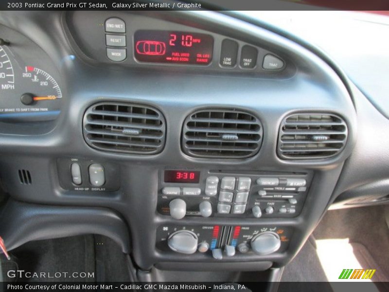 Controls of 2003 Grand Prix GT Sedan