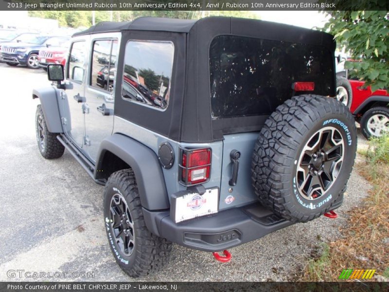 Anvil / Rubicon 10th Anniversary Edition Black 2013 Jeep Wrangler Unlimited Rubicon 10th Anniversary Edition 4x4