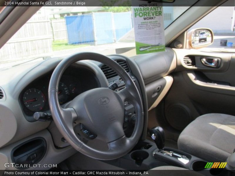 Sandstone / Beige 2004 Hyundai Santa Fe GLS