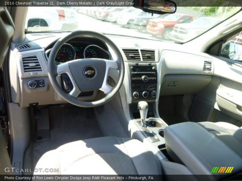 Dark Gray/Light Gray Interior - 2010 Traverse LS 