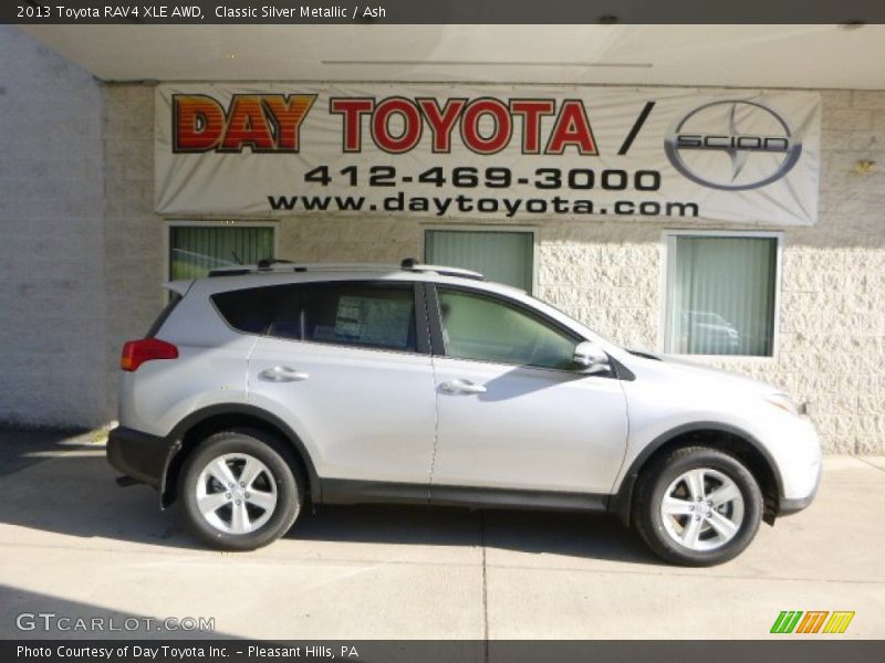 Classic Silver Metallic / Ash 2013 Toyota RAV4 XLE AWD